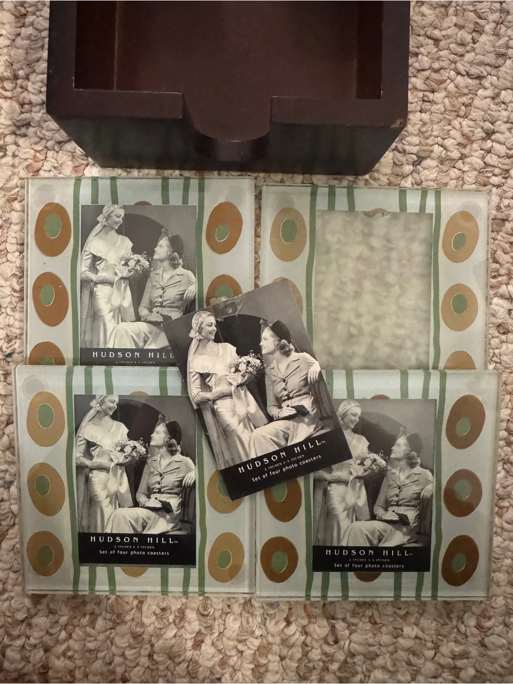 Hudson Hill Photo Coaster Set of 4